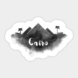 Cairo watercolor Sticker